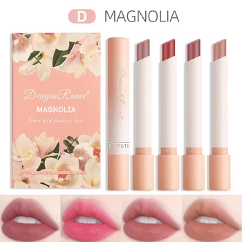 Помада матовая для губ набор 4 шт Magnolia