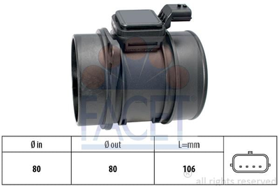 Витратомір повітря Master/Movano 2.3dCi 10- (10.1450) Facet Facet (101450)