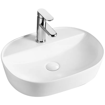 Раковина накладная Mixxus Premium ELLIPSE-0203 505х385х120mm с отверстием под смеситель (MP6678)