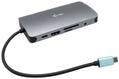 Док-станція i-tec USB-C Metal Nano Dock HDMI/VGA with LAN + Charger 100W (C31NANOVGA100)