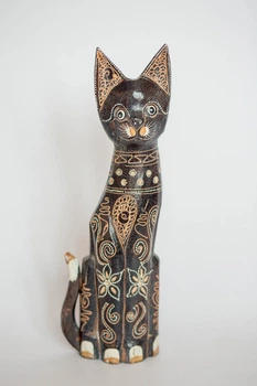 Статуэтка Кот Орнамент расписной 40 см (19 115ор-2)
