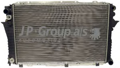 JP GROUP радіатор AUDI 100 2,8E V6 90-97 (632x409x26) JP Group (1114205000)