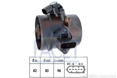 Витратомір повітря MB C,E-class (W203/W204/W211 2.1-3.2CDI 02-10 (10.1354) Facet Facet (101354)