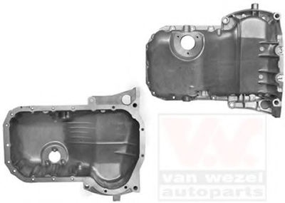 Піддон, масляний картера двигуна VAG 1.8 T 99-00 (вир-во Wan Wezel) Van Wezel (0324071)