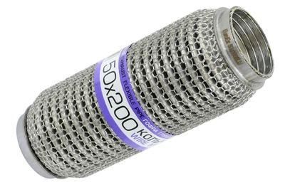Гофра глушителя 50х200 (interlock) (КОЛЬЧУГА) "EuroEx"
