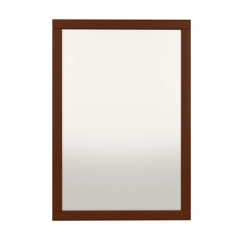 Настенное зеркало Fenster NVD-08 Коричневое 83x59x3,7