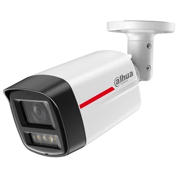 IP-камера видеонаблюдения Dahua DH-IPC-HFW2449TL-S-PRO с микрофоном, 4 Мп, фиксированный объектив 2.8 мм, Smart Dual Light, защита IP67, белая (арт. 99-00022880)