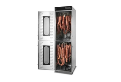 Комерційний роторний дегідратор Klarstein Food Dehydrator LT- 015 для ковбасних виробів м'яса риби 58 крюків