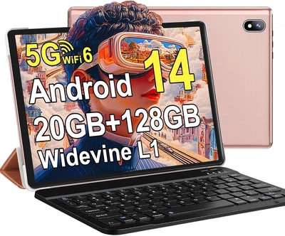 Планшет 10.1" UJJ U6 6+14/128Gb Android 14 6000 mAh Wi-Fi Pink