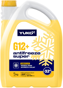 Антифриз Yuko -32°C Super G12+ 5 л Жовтий (4823110404454)