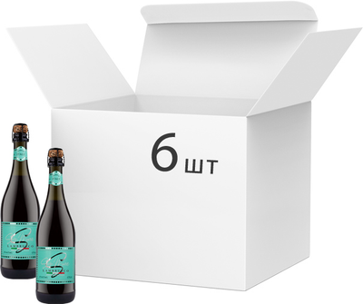 Вино игристое San Mare Lambrusco dell'Emilia Rosso красное полусладкое 0.75 л 8% х 6 шт. (8008820160708) 