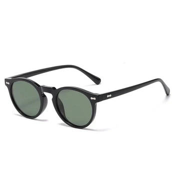 Сонцезахисні окуляри поляризаційні ретро Zolman C 02 Black/Green