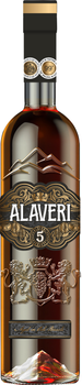 Бренди виноградный ординарный ALAVERI Золотой век 0.5 л 40% (4820256585160_B)