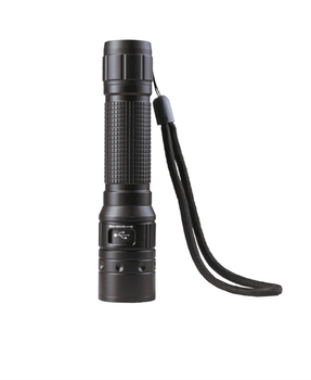 Ліхтарик Mil-Tec в чохлі Чорний + акумулятор + кабель для зарядки STABLAMPE OPERATOR MT1R RECHARGE (15153000)