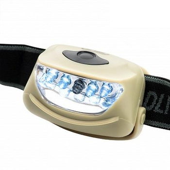 Ліхтар налобний M-Tac 4+1 LED Khaki