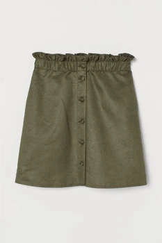 Юбка H&M Divided 0674052 42/10 М Хаки