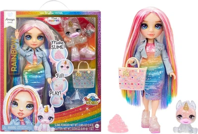 Кукла Рейнбоу Хай Амайя Рейн Слайм Rainbow High Slime Kit & Pet Amaya Raine