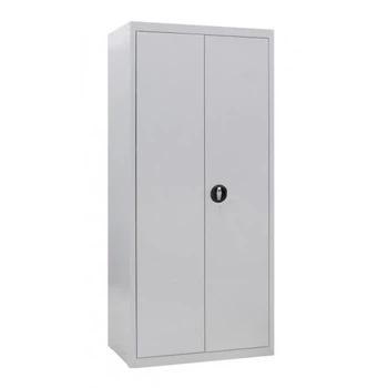 Бухгалтерский шкаф для документов Levmetal ШБМ-18 с ригельным замком 1800x800x390х0,5 мм с 4 полками из стали Светло-серый (117-119-000003736)