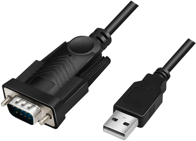 Кабель Logilink USB-A to DB9 1.5 м (AU0048A)