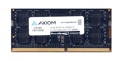 Оперативная память для ноутбука Axiom DDR4 16GB 2400MHz SO-DIMM 2Rx8 PC4-2400 (33163-7071830)
