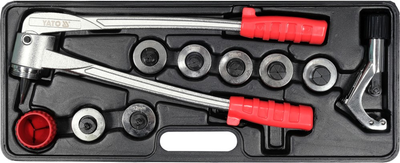 Расширитель медных труб с резаком YATO 7 положений Ø= 3/8", 1/2", 5/8", 3/4", 7/8", 1", 9/8" (YT-21825)