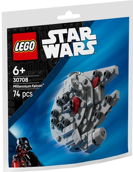 Zestaw klocków LEGO Star Wars Millennium Falcon Mini-Build 74 elementy (30708)