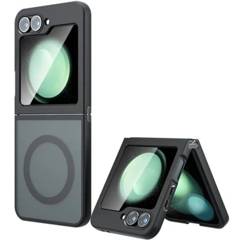 Защитный чехол Deexe Matte Skin with MagSafe (FF) для Samsung Galaxy Flip 6 / Flip 7 FE - Black