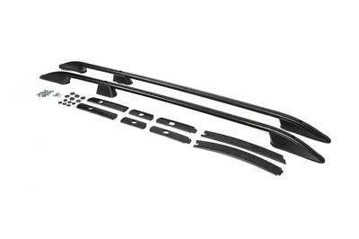 Рейлинги для Ford Connect 2014-2021, короткая база, черные Elegance