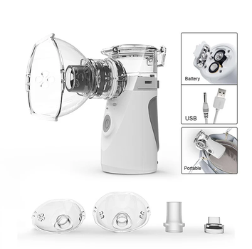Для дітей і дорослих Інгалятор небулайзер Mesh Nebulizer YM-252 100 KHZ портативний