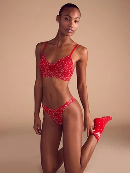 Бралет Victoria's Secret M Червоний