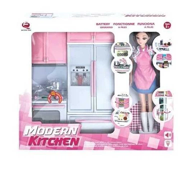 Кукла 30 см, мебель, подсветка, звуки 26212 PD