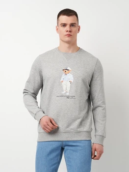 Свитшот мужской Polo Ralph Lauren 11421.4 S Серый с принтом (ROZ6501093708)