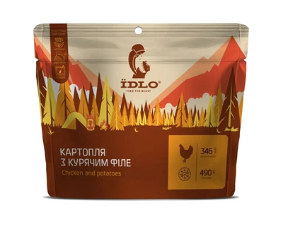 Картофель Їdlo с куриным филе (IDLO-KARZKUR)