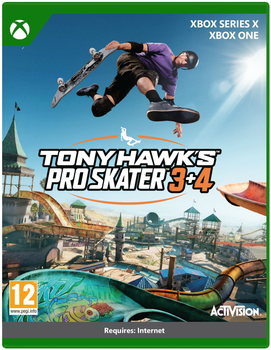 Гра XOne/XSX Tony Hawk’s Pro Skater 3 + 4 (диск Blu-ray) (0196388567614)