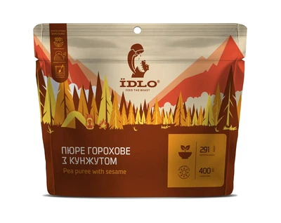 Пюре гороховое ЇDLO с кунжутом (IDLO-PGZK-90)