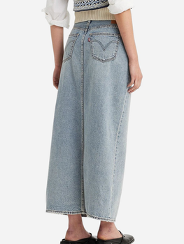 Spódnica trapezowa damska jeansowa Ankle Column Skirt