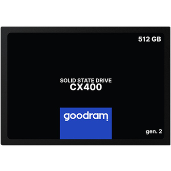 Накопитель SSD 512GB GOODRAM CX400 Gen.2 2.5" SATAIII 3D TLC (SSDPR-CX400-512-G2) Store