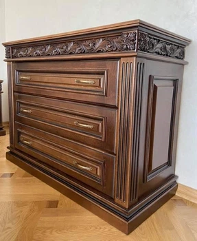 Комод Авангард малий Virgostyle (900/1210/500) натуральне дерево з тонуванням