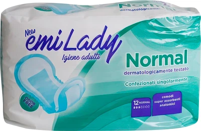 Урологічні прокладки Emi Lady Normal нормальні для жінок 3 краплі 12 шт (8003110251104)