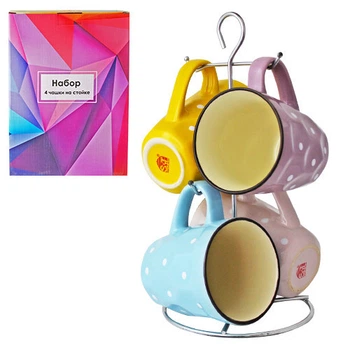 Набір шачок на стійці SNT Адель-Грані 021-04-07 5 предметів 3814873
