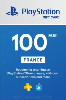 PlayStation Store Card 100 EUR | Playstation Network France (ключ активації)