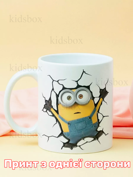 Кружка Миньйон Гадкий я с принтом Minion керамическая чашка 330 мл Uk_50