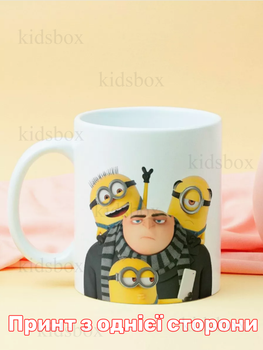 Кружка Миньйон Гадкий я с принтом Minion керамическая чашка 330 мл Uk_51