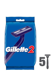 Одноразові станки для гоління (Бритви) чоловічі Gillette 2 5 шт (3014260287030)