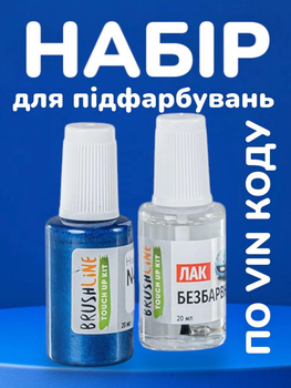 Автомобильный набор для подкраски сколов авто удаления царапин Easicoat BrushLine комплект автомобильная краска и лак по вин коду маркер карандаш коректор подкраска автомобиля по vin коду