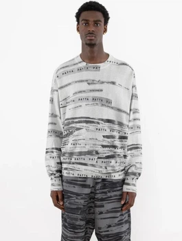 Мужской легкий джемпер шерсть Patta Ribbons Knitted Sweater Amsterdam XXL