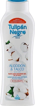 Гель для душа "Хлопок и тальк" - Tulipan Negro Cotton & Talc Shower Gel 650ml (1103576-31022925)