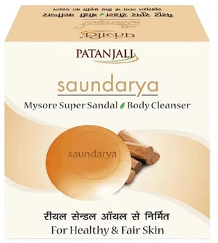 Мило для тіла "Саундар'я Сандал" - Patanjali Saundarya Sandal Body Cleanser 75g (1429894-31339971)