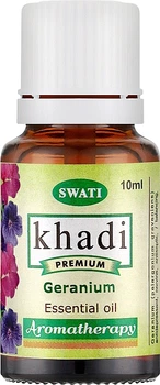 Чистое эфирное масло "Герань" - Khadi Swati Premium Pure 100% Essential Oil Geranium 10ml (1362661-31163047)