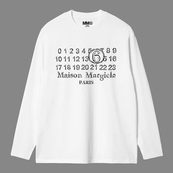 Лонгслив Maison Margiela 10004 белого цвета, размер S